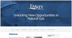 Desktop Screenshot of emkeyenergy.com
